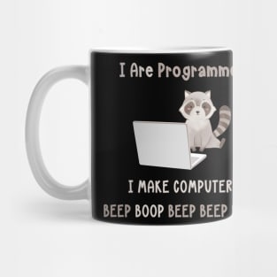 Raccoon I Are Programmer Mug